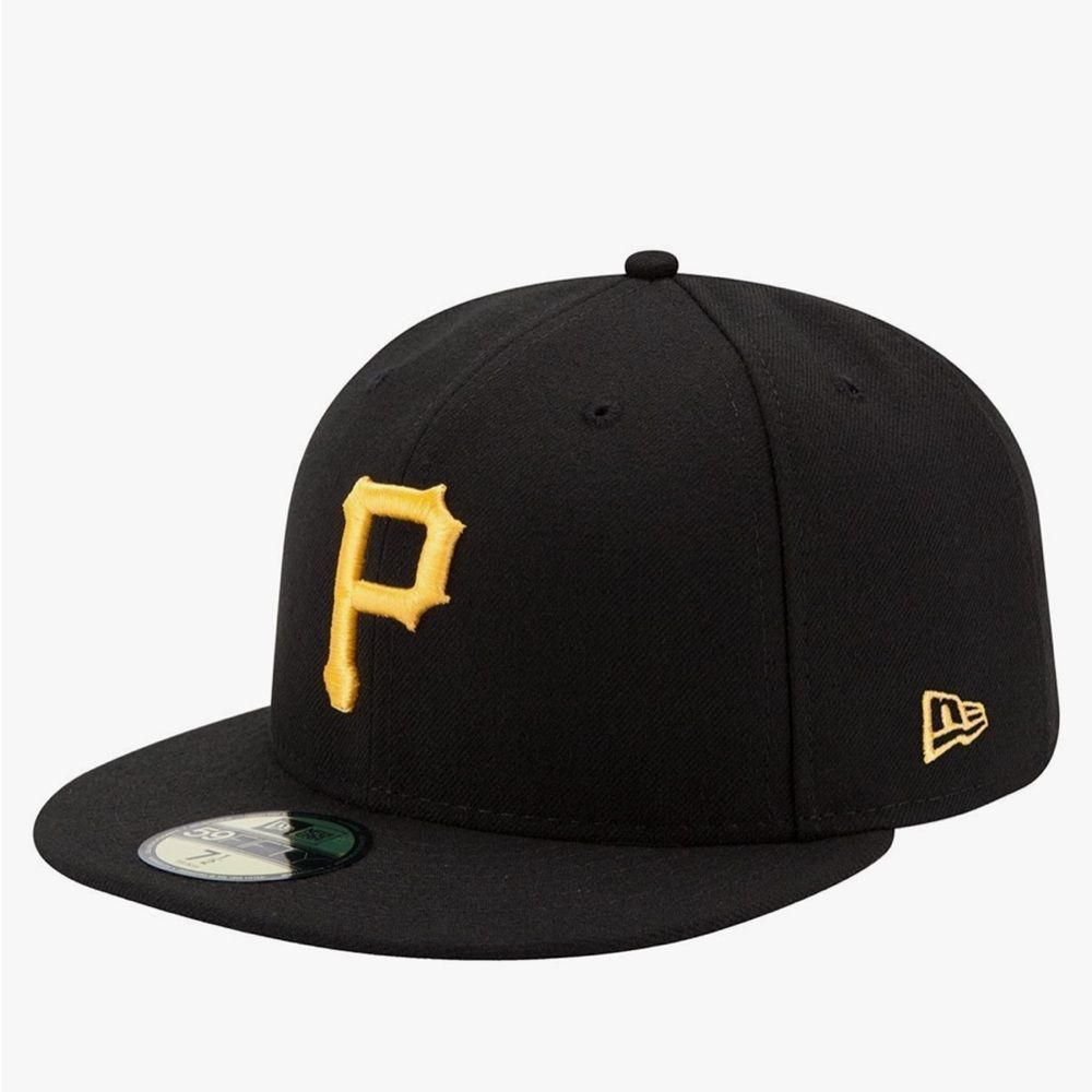 Men's New Era Black Pittsburgh Pirates Game Authentic Collection On-Field